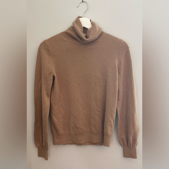 Banana Republic Sweaters - Banana Republic Tan Knit Turtleneck | Neutral, Classic, Minimalist, Capsule